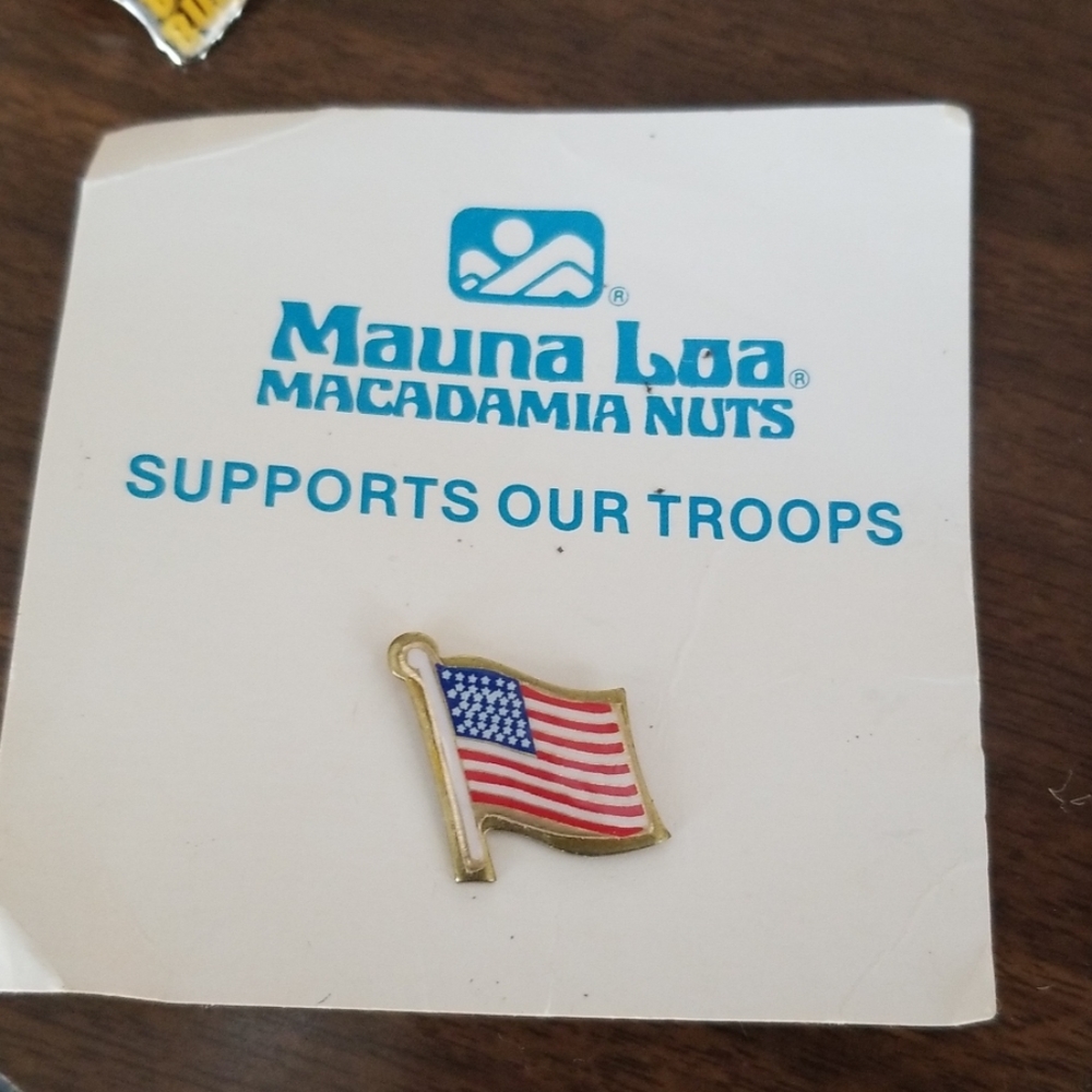 Vintage American Flag lapel pin